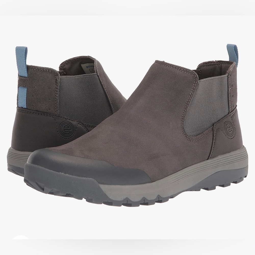 EASY SPIRIT LANCER BOOTS GRAY MEN’S SIZE 9M NEW NO BOX